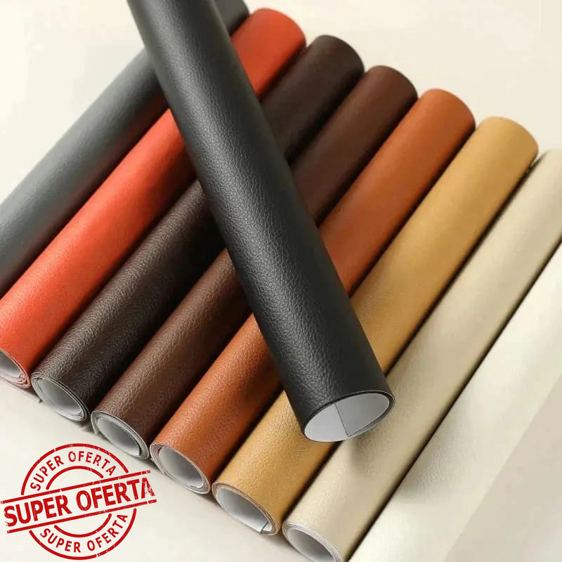 Rollo de Cuero Adhesivo | (1.50 metros x 50 cm) Premium ✅